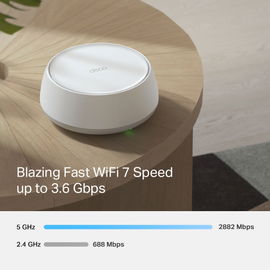 Router Inalámbrico MESH Interior para Hogar / Doble Banda Wi-Fi 7 BE3600 Mbps / 2 Puerto 2.5 Gigabit WAN/LAN / 4 Antenas Internas / Operación Multi-Link MLO / Administración Mediante la App Deco (iOS, Android) / HomeShield Router Inalámbrico MESH Interior para Hogar / Doble Banda Wi-Fi 7 BE3600 Mbps / 2 Puerto 2.5 Gigabit WAN/LAN / 4 Antenas Internas / Operación Multi-Link MLO / Administración Mediante la App Deco (iOS, Android) / HomeShield