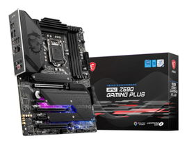 MSI MPG Z590 GAMING PLUS - Placa base - ATX - Socket LGA1200 - Z590 Chipset - USB-C Gen2, USB 3.2 Gen 1, USB 3.2 Gen 2, USB-C Gen 2x2 - 2.5 Gigabit LAN - Tarjeta gráfica (CPU necesaria) - HD Audio (8-canales)