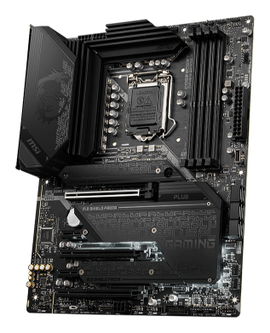 MSI MPG Z590 GAMING PLUS - Placa base - ATX - Socket LGA1200 - Z590 Chipset - USB-C Gen2, USB 3.2 Gen 1, USB 3.2 Gen 2, USB-C Gen 2x2 - 2.5 Gigabit LAN - Tarjeta gráfica (CPU necesaria) - HD Audio (8-canales)