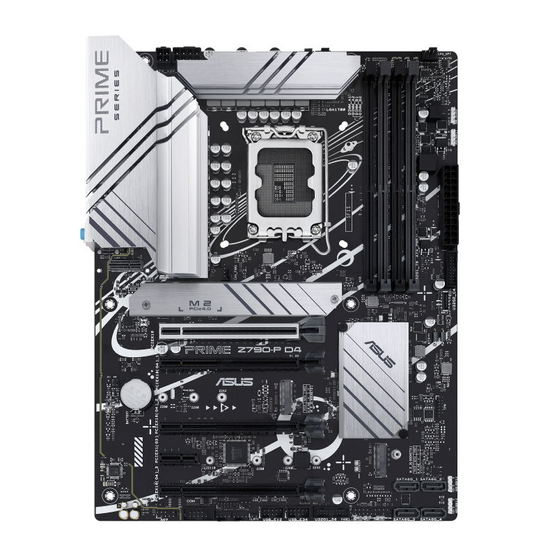 ASUS Prime Z790-P D4 - Placa base - ATX - Socket LGA1700 - Z790 Chipset - USB-C 3.2 Gen 2x2, USB 3.2 Gen 2, USB 3.2 Gen 1, USB-C 3.2 Gen2 - 2.5 Gigabit LAN - Tarjeta gráfica (CPU necesaria) - HD Audio (8-canales) ASUS Prime Z790-P D4 - Placa base - ATX - Socket LGA1700 - Z790 Chipset - USB-C 3.2 Gen 2x2, USB 3.2 Gen 2, USB 3.2 Gen 1, USB-C 3.2 Gen2 - 2.5 Gigabit LAN - Tarjeta gráfica (CPU necesaria) - HD Audio (8-canales)
