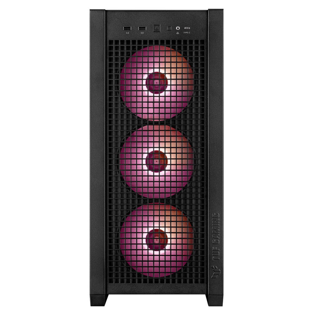 ASUS - TUF GAMING GT302 ARGB BLACK - Mid tower - ATX - Black ASUS - TUF GAMING GT302 ARGB BLACK - Mid tower - ATX - Black