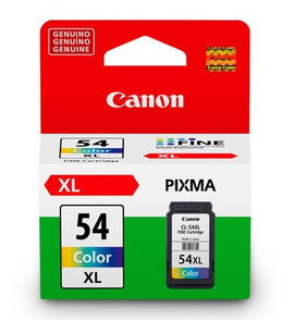 Canon CL-54XL - 12.6 ml - gran capacidad - color (cian, magenta, amarillo) - original - cartucho de tinta - para PIXMA E401, E402, E461, E471