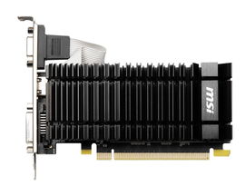 MSI N730K-2GD3H/LPV1 - Tarjeta gráfica - GF GT 730 - 2 GB DDR3 - PCIe 2.0 x16 perfil bajo - DVI, D-Sub, HDMI - sin ventilador