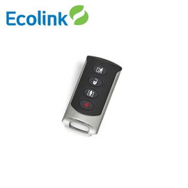 CONTROL REMOTO ECOLINK WST-102 4 BOTONES CROMADO, FRECUENCIA 345 MHZ COMPATIBLE CON PANELES L7000LA, L5210LA, VISTA48LA y VISTA21IP / BATERÍA INCLUIDA