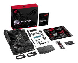 ASUS ROG Maximus Z790 Hero - Placa base - ATX - Socket LGA1700 - Z790 Chipset - USB-C 3.2 Gen 2x2, USB-C 3.2 Gen 1, USB 3.2 Gen 1, USB 3.2 Gen 2, USB4 - 2.5 Gigabit LAN, Wi-Fi 6, Bluetooth - Tarjeta gráfica (CPU necesaria) - HD Audio (8-canales) ASUS ROG Maximus Z790 Hero - Placa base - ATX - Socket LGA1700 - Z790 Chipset - USB-C 3.2 Gen 2x2, USB-C 3.2 Gen 1, USB 3.2 Gen 1, USB 3.2 Gen 2, USB4 - 2.5 Gigabit LAN, Wi-Fi 6, Bluetooth - Tarjeta gráfica (CPU necesaria) - HD Audio (8-canales)