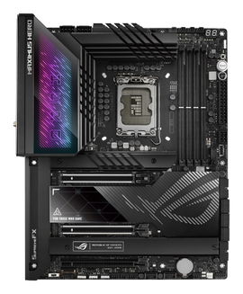 ASUS ROG Maximus Z790 Hero - Placa base - ATX - Socket LGA1700 - Z790 Chipset - USB-C 3.2 Gen 2x2, USB-C 3.2 Gen 1, USB 3.2 Gen 1, USB 3.2 Gen 2, USB4 - 2.5 Gigabit LAN, Wi-Fi 6, Bluetooth - Tarjeta gráfica (CPU necesaria) - HD Audio (8-canales) ASUS ROG Maximus Z790 Hero - Placa base - ATX - Socket LGA1700 - Z790 Chipset - USB-C 3.2 Gen 2x2, USB-C 3.2 Gen 1, USB 3.2 Gen 1, USB 3.2 Gen 2, USB4 - 2.5 Gigabit LAN, Wi-Fi 6, Bluetooth - Tarjeta gráfica (CPU necesaria) - HD Audio (8-canales)