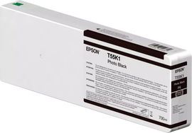 Epson T55K1 - 700 ml - Photo Negro - original - cartucho de tinta - para SureColor SC-P6000, SC-P7000, SC-P7000V, SC-P8000, SC-P9000, SC-P9000V
