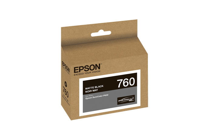 Epson 760 - 25.9 ml - negro mate - original - cartucho de tinta - para SureColor P600, SC-P600 Epson 760 - 25.9 ml - negro mate - original - cartucho de tinta - para SureColor P600, SC-P600