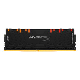 HyperX Predator RGB - DDR4 - 16 GB - DIMM de 288 espigas - 3200 MHz / PC4-25600 - CL16 - 1.35 V - sin búfer - no ECC - negro