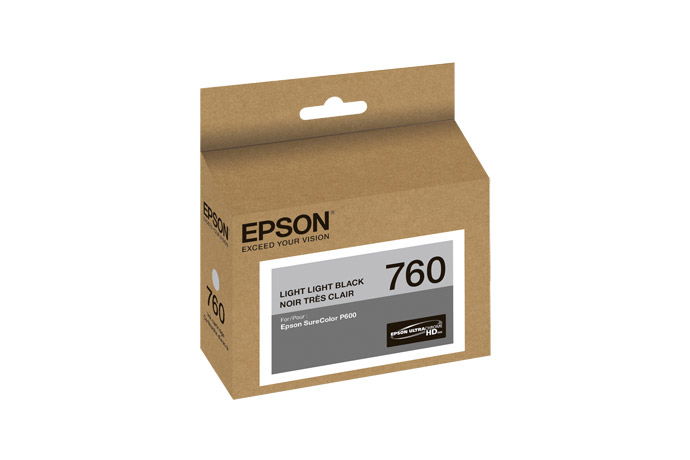 Epson 760 - 25.9 ml - negro claro claro - original - cartucho de tinta - para SureColor P600, SC-P600