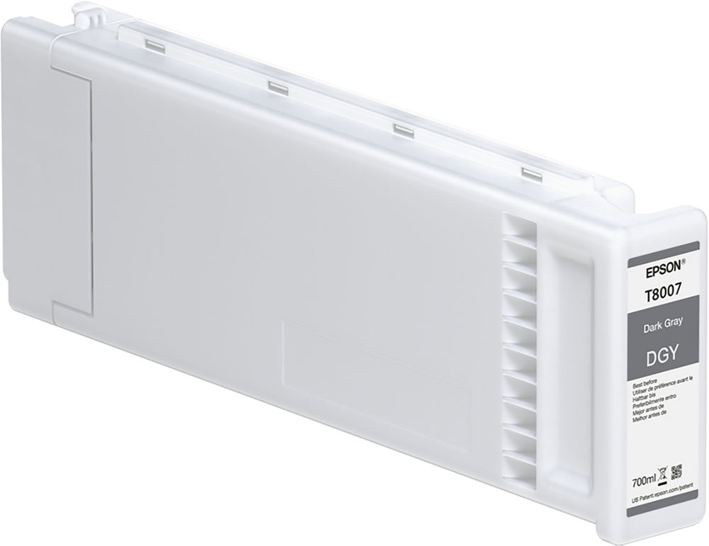 Epson T8007 - 700 ml - gris oscuro - original - cartucho de tinta - para SureColor P10000, P20000, SC-P10000, SC-P20000, SC-P20000SE Epson T8007 - 700 ml - gris oscuro - original - cartucho de tinta - para SureColor P10000, P20000, SC-P10000, SC-P20000, SC-P20000SE