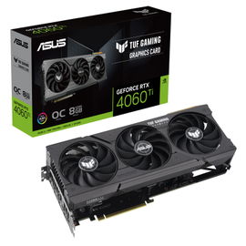ASUS TUF Gaming GeForce RTX 4060 Ti - OC Edition - tarjeta gráfica - GeForce RTX 4060 Ti - 8 GB GDDR6 - PCIe 4.0 - HDMI, 3 x DisplayPort