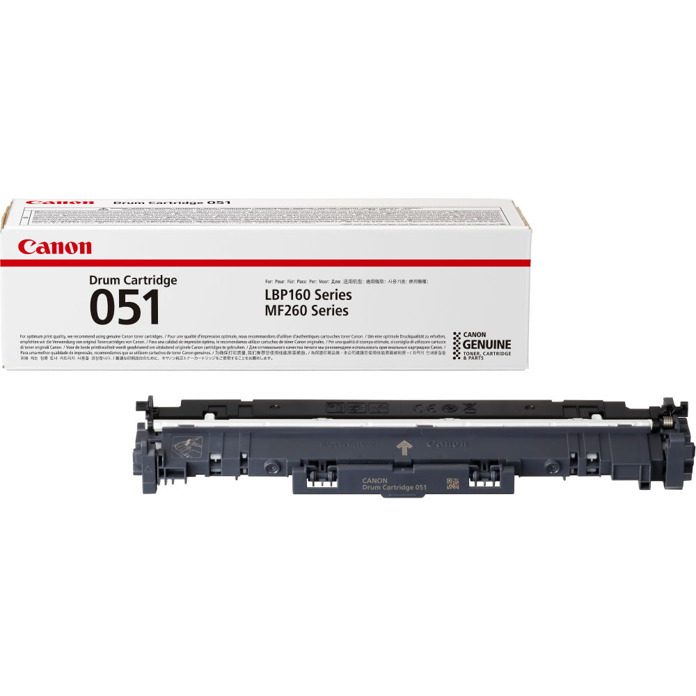 Canon 051 - Original - kit de tambor - para imageCLASS MF264, MF267, MF269; i-SENSYS MF264, MF267, MF269; Satera LBP161, LBP162 Canon 051 - Original - kit de tambor - para imageCLASS MF264, MF267, MF269; i-SENSYS MF264, MF267, MF269; Satera LBP161, LBP162