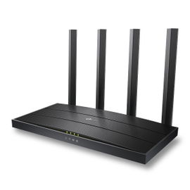 Router WiFi 6 AX 1500Mbps / MU-MIMO 2X2 y OFDMA / 1 Puerto WAN 10/100/1000 Mbps / 4 Puertos LAN 10/100/1000 Mbps / 4 Antenas Beamforming