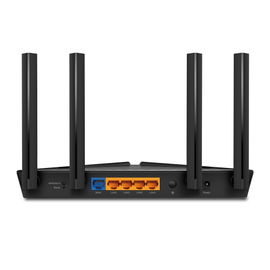 Router WiFi 6 doble banda AX 3000 Mbps / MU-MIMO y OFDMA / 1 Puerto WAN 10/100/1000 Mbps / 4 Puertos LAN 10/100/1000 Mbps / 4 Potentes Antenas. Router WiFi 6 doble banda AX 3000 Mbps / MU-MIMO y OFDMA / 1 Puerto WAN 10/100/1000 Mbps / 4 Puertos LAN 10/100/1000 Mbps / 4 Potentes Antenas.