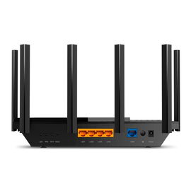 TP-LINK Archer AX73 - V1 - - enrutador inalámbrico - conmutador de 4 puertos - 1GbE - Wi-Fi 6 - Doble banda - hasta 5.4Gbps - Estructura 4T4R y HE160 en la banda 5GHz que permite una conexión ultrarrápida de 4.8 Gbps - 6 potentes antenas - Entrada US TP-LINK Archer AX73 - V1 - - enrutador inalámbrico - conmutador de 4 puertos - 1GbE - Wi-Fi 6 - Doble banda - hasta 5.4Gbps - Estructura 4T4R y HE160 en la banda 5GHz que permite una conexión ultrarrápida de 4.8 Gbps - 6 potentes antenas - Entrada US