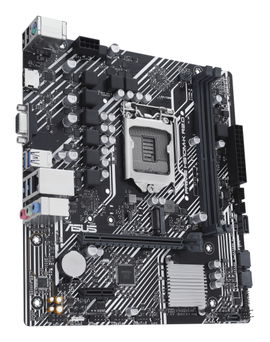 ASUS - PRIME H510M-K R2.0 - Motherboard - Micro ATX - LGA1200 Socket - Intel H470 - para Core i9 / para Core i7 / para Core i5 / para Core i3 / para Celeron D / para Pentium - 10TH & 11TH Gen
