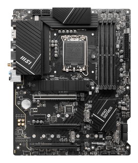 MSI - PRO Z790-P WIFI DDR5 - Motherboard - ATX - LGA1700 Socket - Intel 7500 - para Core i7 - AMD Radeon 540 - None