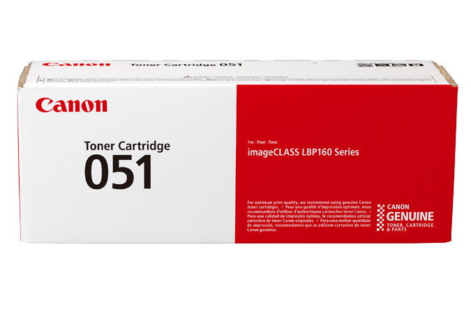 Canon 051 - Negro - original - cartucho de tóner - para imageCLASS MF262, MF264, MF267, MF269; i-SENSYS MF264, MF267, MF269; Satera LBP161, LBP162