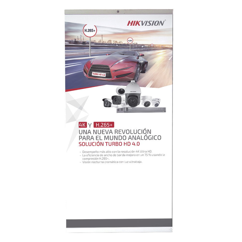 Póster HIKVISION Línea H.265+ Integración 4K