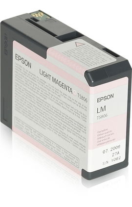 Epson T5806 - 80 ml - magenta claro - original - cartucho de tinta - para Stylus Pro 3800, Pro 3880