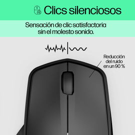 HP - Mouse - Wireless - 280 Silent Black Wireless Mous HP - Mouse - Wireless - 280 Silent Black Wireless Mous