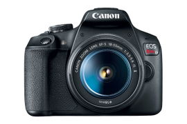 Canon EOS Rebel T7 - Cámara digital - SLR - 24.1 MP - APS-C - 1080p / 30 fps - 3x zoom óptico lente EF-S IS II de 18-55 mm - Wi-Fi, NFC - negro