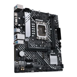 ASUS PRIME B660M-K D4 - Placa base - micro ATX - Socket LGA1700 - B660 Chipset - USB 3.2 Gen 1 - Gigabit LAN - Tarjeta gráfica (CPU necesaria) - HD Audio (8-canales)