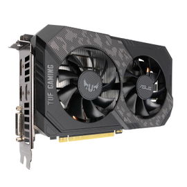 ASUS TUF-GTX1660TI-O6G-EVO-GAMING - OC Edition - tarjeta gráfica - GF GTX 1660 Ti - 6 GB GDDR6 - PCIe 3.0 - DVI, 2 x HDMI, DisplayPort
