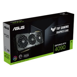 ASUS TUF Gaming GeForce RTX 4090 24GB - Tarjeta gráfica - NVIDIA GeForce RTX 4090 - 24 GB GDDR6X - PCIe 4.0 - 2 x HDMI, 3 x DisplayPort