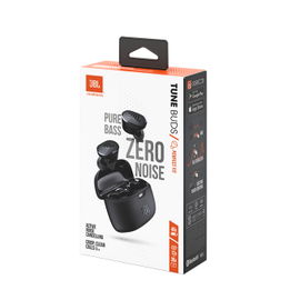 JBL TUNE Buds - Auriculares inalámbricos con micro - en oreja - Bluetooth - cancelación de sonido activo - negro JBL TUNE Buds - Auriculares inalámbricos con micro - en oreja - Bluetooth - cancelación de sonido activo - negro