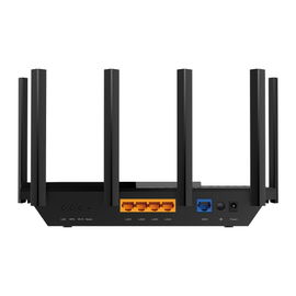Router Triple Banda AX6600 MU-MIMO / 1 Puerto WAN/LAN 2.5 Gbps / 1 Puerto WAN/LAN 1Gbps / 3 Puertos LAN 10/100/1000 Mbps / 2 puerto USB 3.0 / 8 antenas de alta ganancia / OneMesh ™