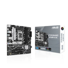 ASUS PRIME B760M-A D4 - Placa base - micro ATX - Socket LGA1700 - B760 Chipset - USB 3.2 Gen 1, USB 3.2 Gen 2, USB-C 3.2 Gen 1 - 2.5 Gigabit LAN - Tarjeta gráfica (CPU necesaria) - HD Audio (8-canales) ASUS PRIME B760M-A D4 - Placa base - micro ATX - Socket LGA1700 - B760 Chipset - USB 3.2 Gen 1, USB 3.2 Gen 2, USB-C 3.2 Gen 1 - 2.5 Gigabit LAN - Tarjeta gráfica (CPU necesaria) - HD Audio (8-canales)