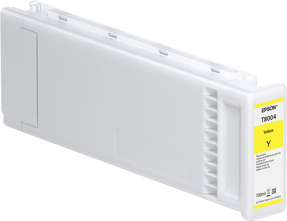 Epson T8004 - 700 ml - amarillo - original - cartucho de tinta - para SureColor P10000, P20000, SC-P10000, SC-P20000, SC-P20000SE Epson T8004 - 700 ml - amarillo - original - cartucho de tinta - para SureColor P10000, P20000, SC-P10000, SC-P20000, SC-P20000SE