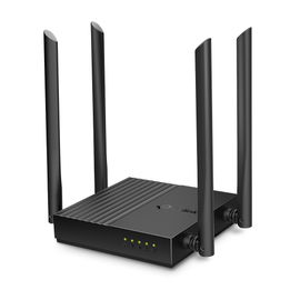 Router inalámbrico AC 1200 doble banda MU-MIMO, 1 puerto WAN 10/100/1000 Mbps Y 4 puertos LAN 10/100/1000 Mbps Router inalámbrico AC 1200 doble banda MU-MIMO, 1 puerto WAN 10/100/1000 Mbps Y 4 puertos LAN 10/100/1000 Mbps