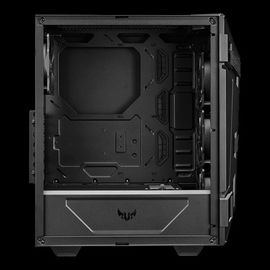 ASUS TUF Gaming GT301 - Mid tower - ATX - panel lateral con ventana (cristal templado) - USB/Audio