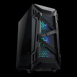 ASUS TUF Gaming GT301 - Mid tower - ATX - panel lateral con ventana (cristal templado) - USB/Audio