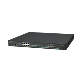 Switch Administrable Layer 3 12-Puertos 10G SFP+, 8-Puertos 10/100/1000T C/Fuente Redundante AC