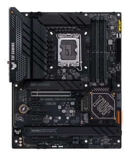 ASUS TUF Gaming Z790-Plus WiFi D4 - Placa base - ATX - Socket LGA1700 - Z790 Chipset - USB 3.2 Gen 1, USB 3.2 Gen 2, USB-C 3.2 Gen2, USB-C 3.2 Gen 2x2 - 2.5 Gigabit LAN, Wi-Fi 6, Bluetooth - Tarjeta gráfica (CPU necesaria) - HD Audio (8-canales)