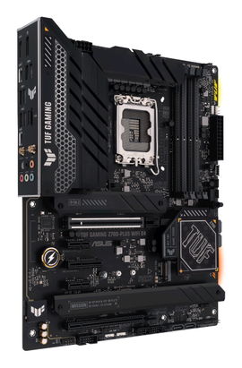 ASUS TUF Gaming Z790-Plus WiFi D4 - Placa base - ATX - Socket LGA1700 - Z790 Chipset - USB 3.2 Gen 1, USB 3.2 Gen 2, USB-C 3.2 Gen2, USB-C 3.2 Gen 2x2 - 2.5 Gigabit LAN, Wi-Fi 6, Bluetooth - Tarjeta gráfica (CPU necesaria) - HD Audio (8-canales)