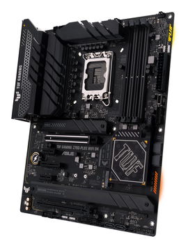 ASUS TUF Gaming Z790-Plus WiFi D4 - Placa base - ATX - Socket LGA1700 - Z790 Chipset - USB 3.2 Gen 1, USB 3.2 Gen 2, USB-C 3.2 Gen2, USB-C 3.2 Gen 2x2 - 2.5 Gigabit LAN, Wi-Fi 6, Bluetooth - Tarjeta gráfica (CPU necesaria) - HD Audio (8-canales)