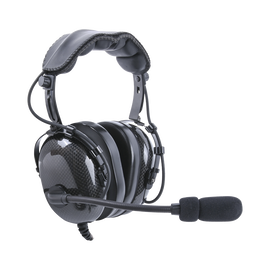 Headsets for air radios, with noise cancellation, universal adapter