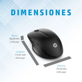 HP - 430 - Mouse - Wireless - Black
