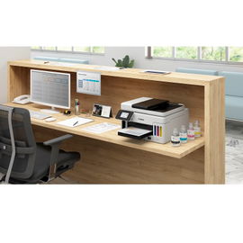 Canon MAXIFY GX6010 - Impresora multifunción - color - chorro de tinta - rellenable - A4 (210 x 297 mm), Legal (216 x 356 mm) (original) - A4/Legal (material) - hasta 22.2 ppm (copiando) - hasta 45 ppm (impresión) - 350 hojas - Wi-Fi(n), LAN, host US