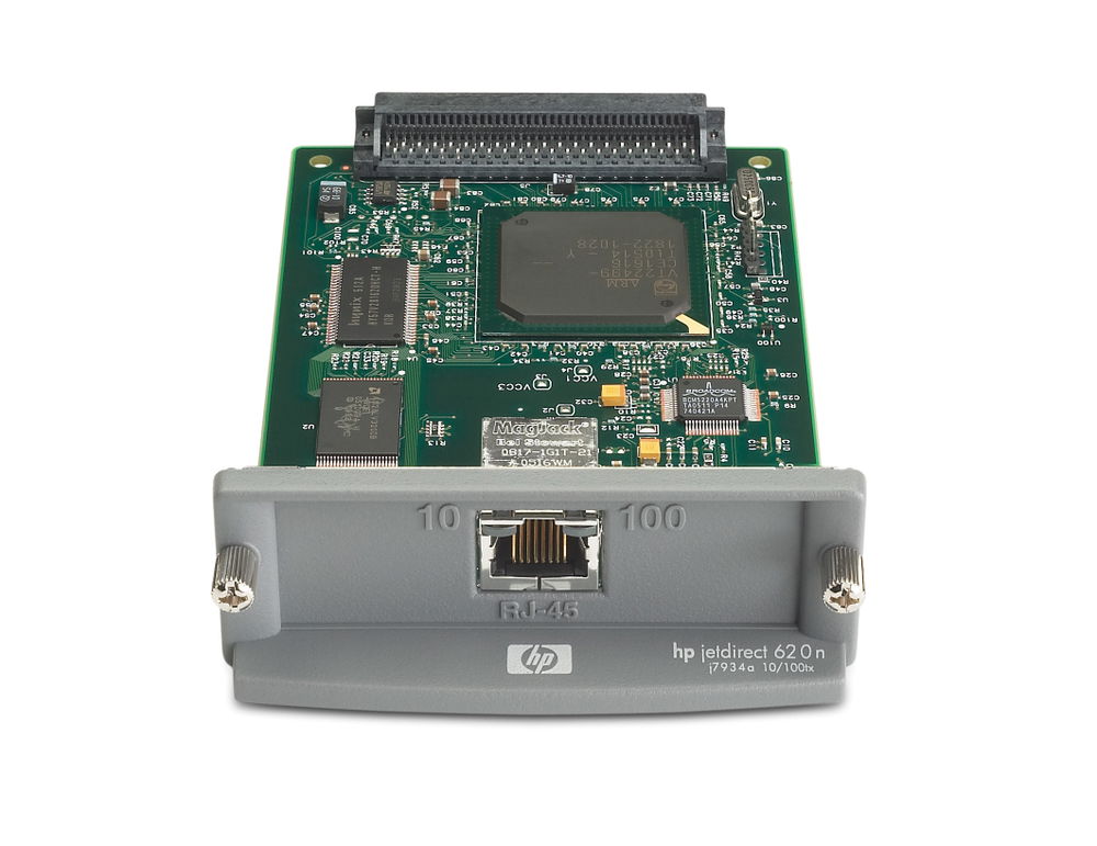 HP JetDirect 620n - Servidor de impresión - EIO - 10/100 Ethernet - para Color LaserJet 85XX; DesignJet T1100; LaserJet Enterprise M5039, P3015