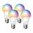 Kit 4 Focos WIFI Multicolor, Intensidad y Color Regulables, Comandos de Voz Mediante Amazon Alexa/Google Assisten