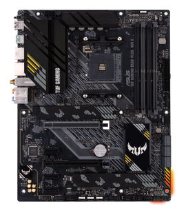 ASUS TUF GAMING B550-PLUS WIFI II - Placa base - ATX - Socket AM4 - AMD B550 Chipset - USB-C Gen2, USB 3.2 Gen 1, USB 3.2 Gen 2 - 2.5 Gigabit LAN, Wi-Fi 6, Bluetooth - Tarjeta gráfica (CPU necesaria) - HD Audio (8-canales) ASUS TUF GAMING B550-PLUS WIFI II - Placa base - ATX - Socket AM4 - AMD B550 Chipset - USB-C Gen2, USB 3.2 Gen 1, USB 3.2 Gen 2 - 2.5 Gigabit LAN, Wi-Fi 6, Bluetooth - Tarjeta gráfica (CPU necesaria) - HD Audio (8-canales)