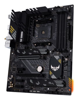 ASUS TUF GAMING B550-PLUS WIFI II - Placa base - ATX - Socket AM4 - AMD B550 Chipset - USB-C Gen2, USB 3.2 Gen 1, USB 3.2 Gen 2 - 2.5 Gigabit LAN, Wi-Fi 6, Bluetooth - Tarjeta gráfica (CPU necesaria) - HD Audio (8-canales) ASUS TUF GAMING B550-PLUS WIFI II - Placa base - ATX - Socket AM4 - AMD B550 Chipset - USB-C Gen2, USB 3.2 Gen 1, USB 3.2 Gen 2 - 2.5 Gigabit LAN, Wi-Fi 6, Bluetooth - Tarjeta gráfica (CPU necesaria) - HD Audio (8-canales)