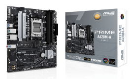 ASUS PRIME A620M-A-CSM - Placa base - micro ATX - Socket AM5 - AMD A620 Chipset - USB 3.2 Gen 1, USB 3.2 Gen 2, USB-C 3.2 Gen 1 - Gigabit LAN - Tarjeta gráfica (CPU necesaria) - HD Audio (8-canales)