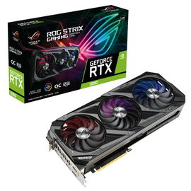 ASUS ROG Strix GeForce RTX 3080 OC Edition 12GB - Tarjeta gráfica - GF RTX 3080 - 12 GB GDDR6X - PCIe 4.0 - 2 x HDMI, 3 x DisplayPort
